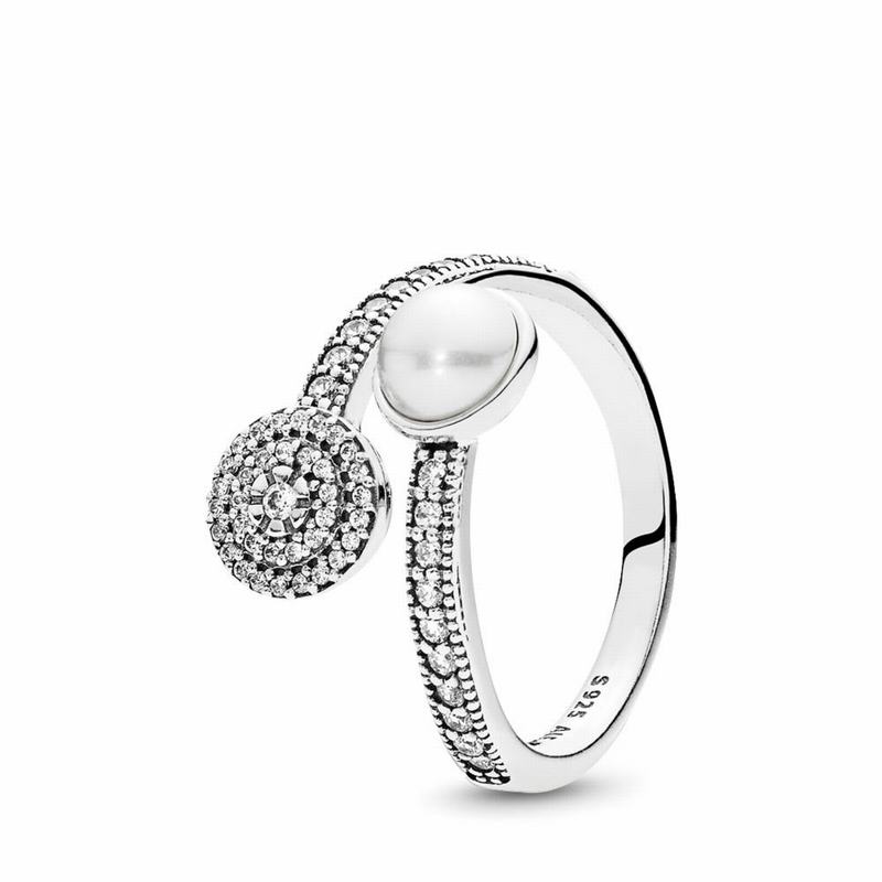 Pandora Luminous Glow Stackable Ring NZ, Sterling Silver (428163-NBJ)